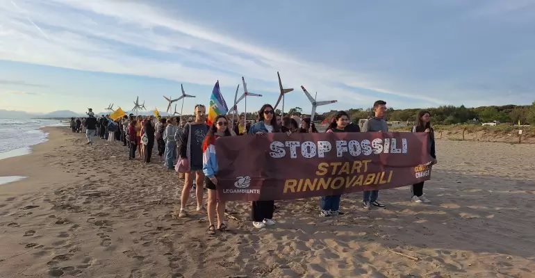 Legambiente protesta clima