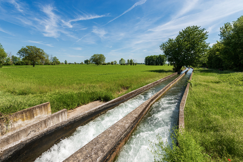 Pianura Padana irrigazione intensiva