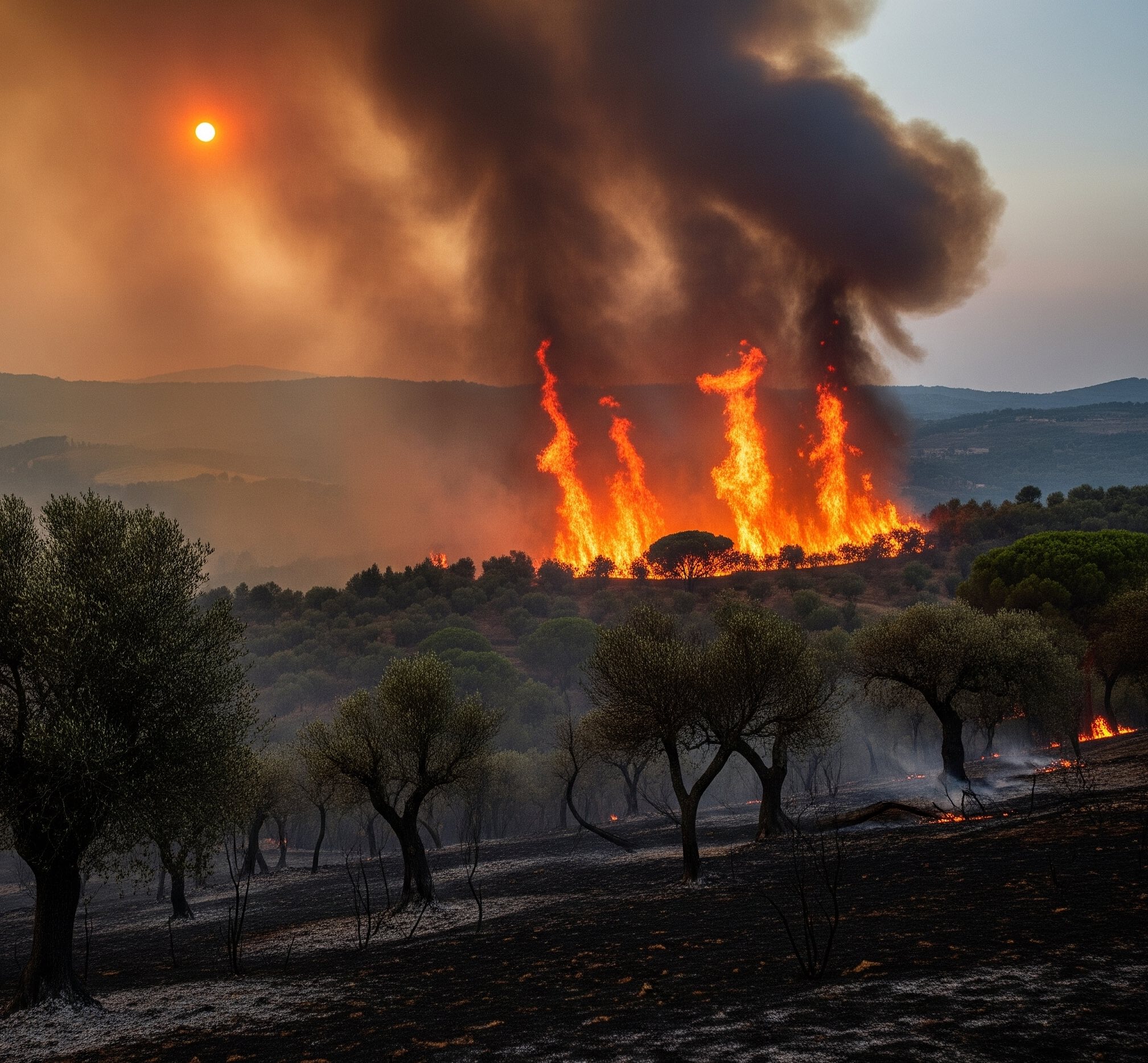 incendi Italia 2025 allarme incendi Legambiente