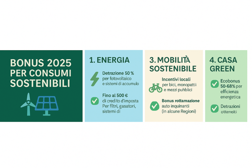 InfoBonus-1024x683 Bonus 2025 per i consumatori green: ecco quali puoi richiedere subito