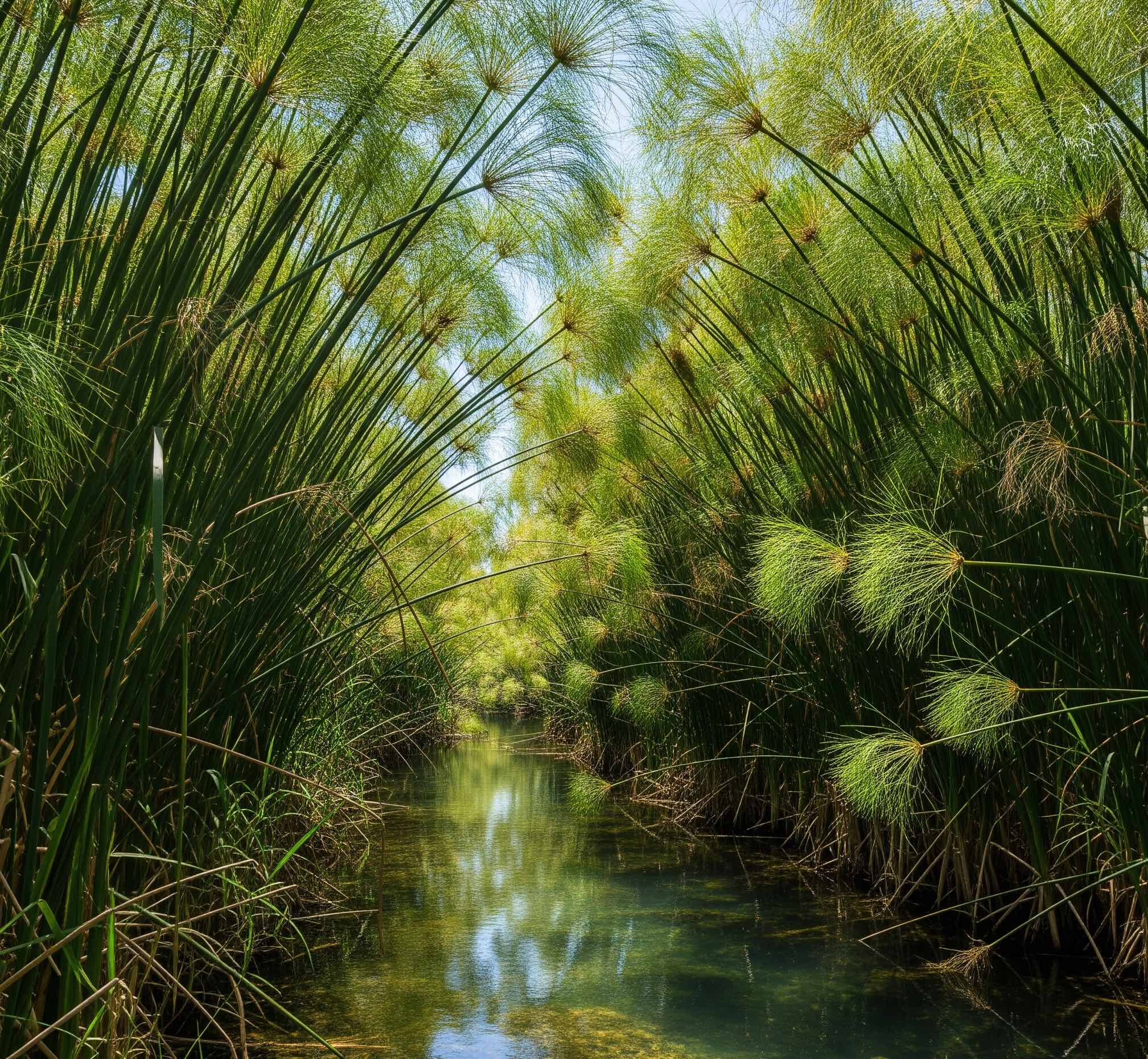 papiro fiume Ciane