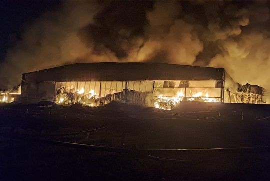 incendio Teano