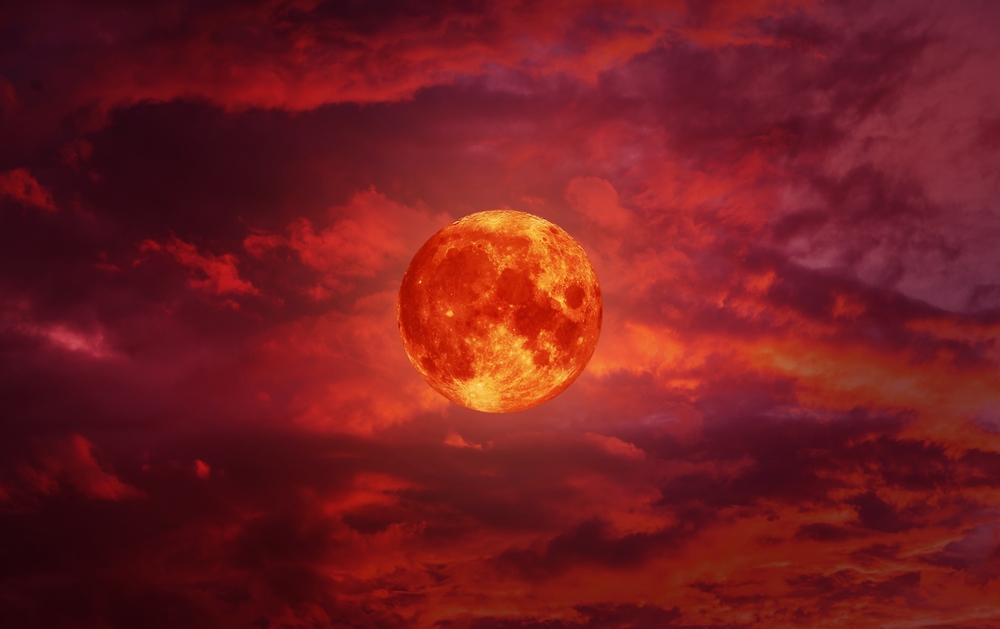 Eclissi luna di sangue