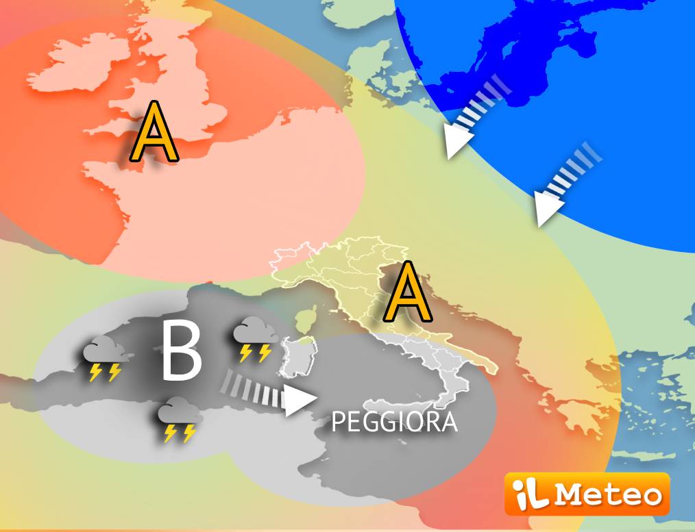 vortice maltempo Sud