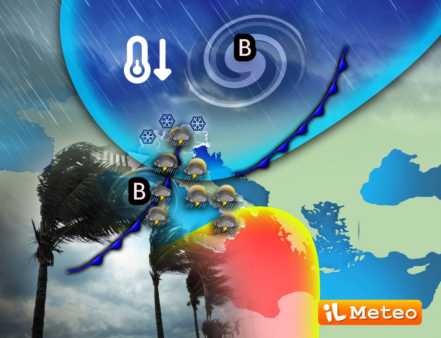 primo freddo in Italia 2025