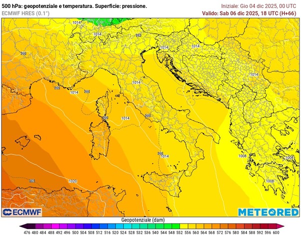 meteo Ponte dell'Immacolata