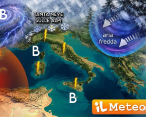 meteo weekend neve Alpi