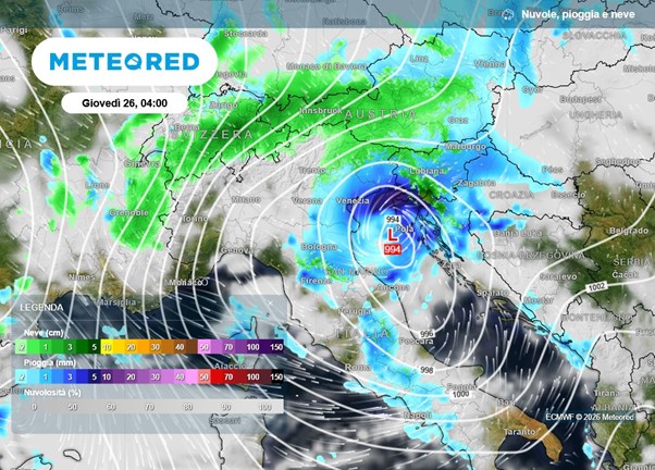 meteo inverno artico