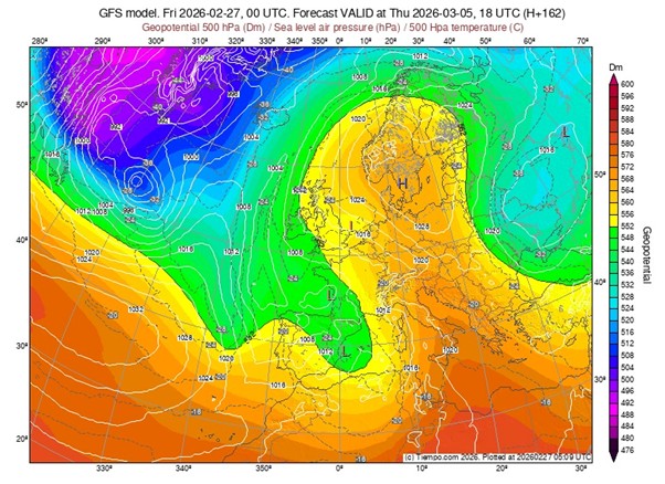 Smog e polvere sahariana blocco scandinavo